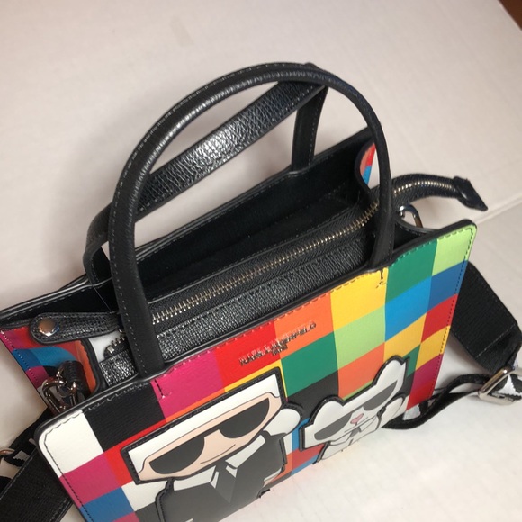 KARL LAGERFELD Colorful Tote Bag NWT